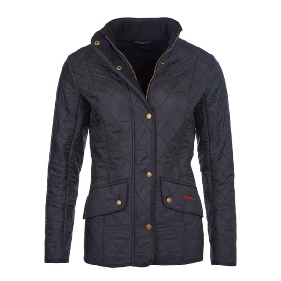 Barbour Cavalry Polarquilt Jacket in Navy - Picture 2 of 9